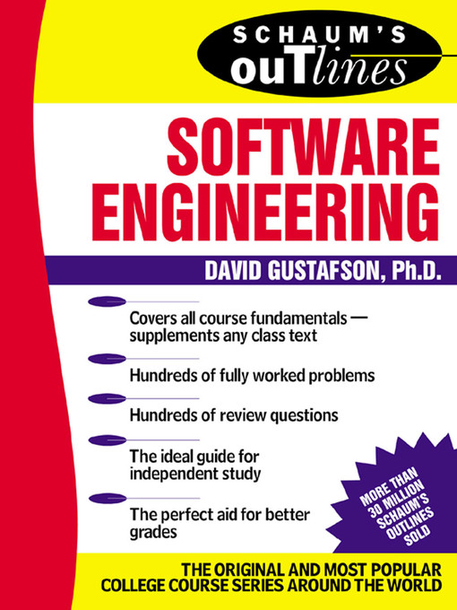 Title details for Software Engineering by David Gustafson - Available
